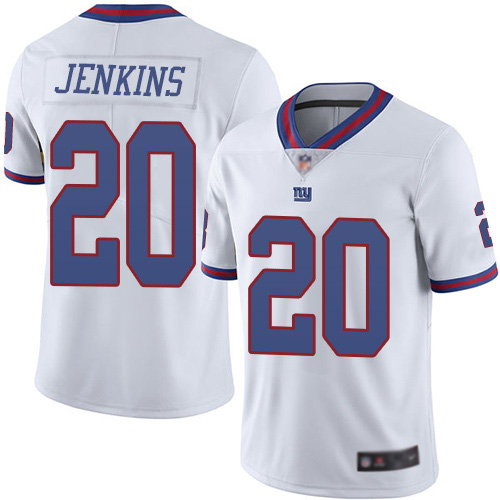 Men New York Giants #20 Janoris Jenkins Limited White Rush Vapor Untouchable Football NFL Jersey->youth nfl jersey->Youth Jersey